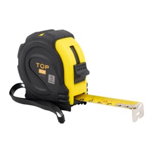 Rolbandmaat 5 mtr. rubber grip