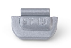 PRO Steel Clip-on Weight for Steel Rims 15 g, grey, pack of 100 pcs