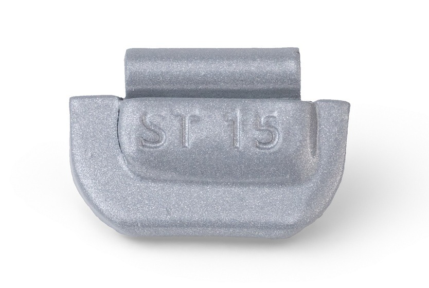 PRO Steel Clip-on Weight for Steel Rims 15 g, grey, pack of 100 pcs