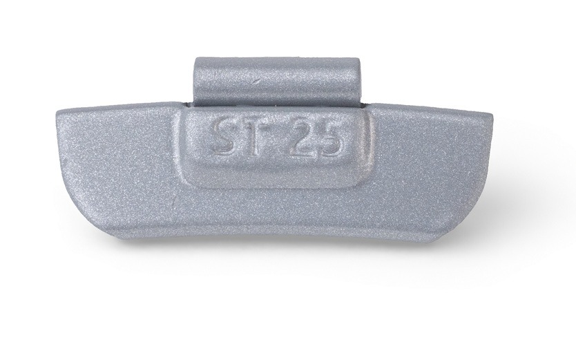 PRO Steel Clip-on Weight for Steel Rims 25 g, grey, pack of 100 pcs