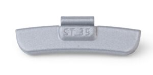 PRO Steel Clip-on Weight for Steel Rims 35 g, grey, pack of 50 pcs.