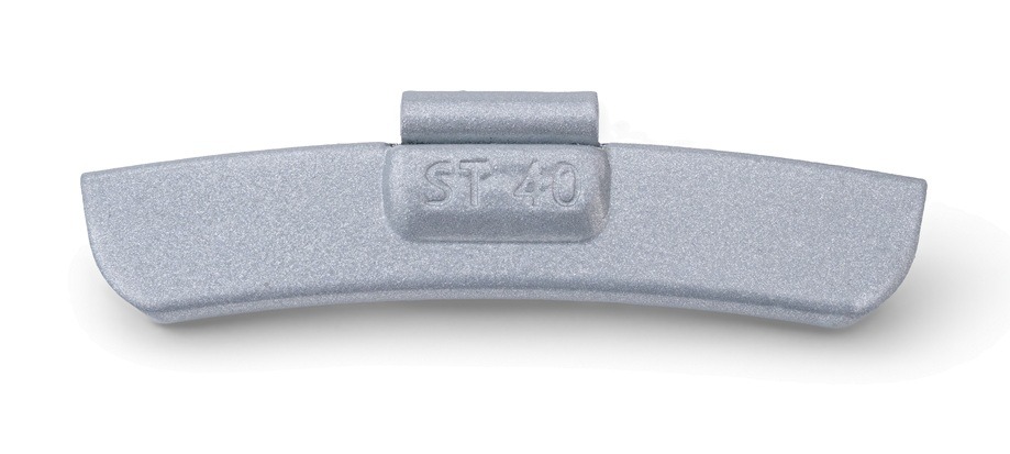 PRO Steel Clip-on Weight for Steel Rims 40 g, grey, pack of 50 pcs.