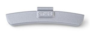 PRO Steel Clip-on Weight for Steel Rims 45 g, grey, pack of 50 pcs.