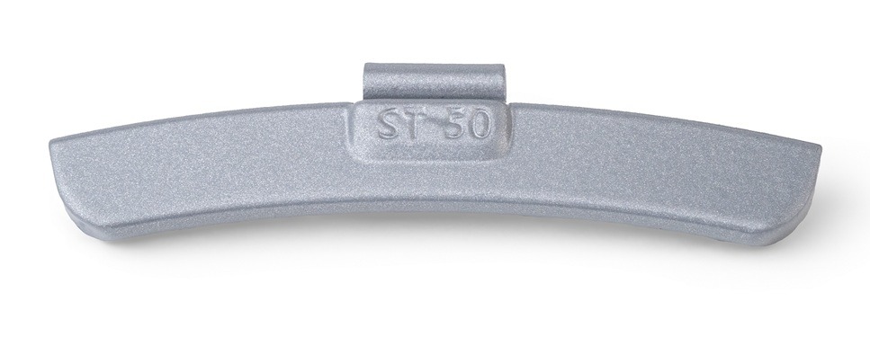 PRO Steel Clip-on Weight for Steel Rims 50 g, grey, pack of 50 pcs.