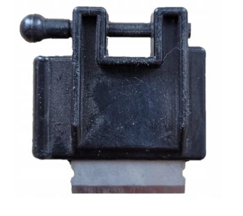 Mes voor dispenser/ standaard voor kleefgewichten op rol