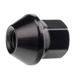 Zwarte wielmoeren voor originele lichtmetalen Ford-velgen, M12x1.5, eendelig, Sleutel 19 mm