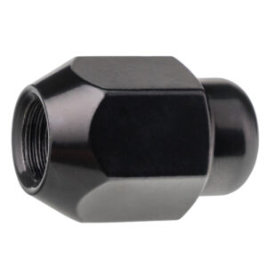 Zwarte wielmoeren voor originele lichtmetalen velgen (Kia/Hyundai), M12x1.5, gesloten type zonder kraag, Sleutel 21