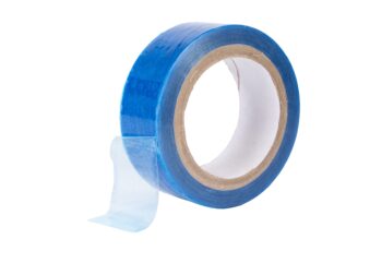 Blue self-adhesive protective film 40mm x 100mb
