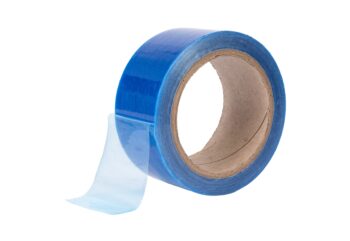 Blue self-adhesive protective film 50mm x 100mb