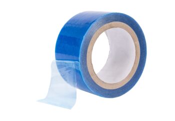 Blue self-adhesive protective film 60mm x 100mb