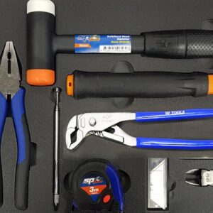 EVA FOAM INLEG 11 DELIG MET TANGEN EN HAMERS VOOR SP40101
