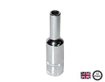 SOCKET 1/4DR 12PT SAE DEEP 11/32"