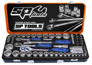 1/4", 3/8" & 1/2" DOPPEN SET - METRISCH/SAE - 59 DELIG