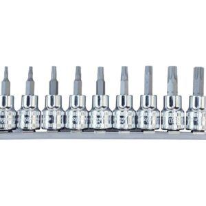 3/8" TORX DOPPEN OP RAIL 9 DELIG