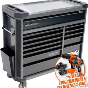 400-delige-toolkit-in-tech-series-gereedschapwagen-13-laden-zwart