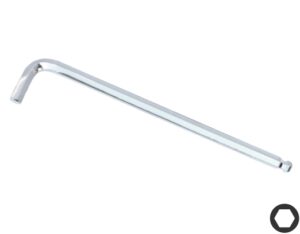 BINNENZESKANT STIFTSLEUTEL MAGNETISCH MET KOGELKOP 5MM