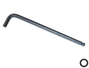 BINNENZESKANT STIFTSLEUTEL MET KOGELKOP 1.5MM
