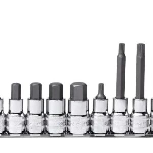 DOPPEN OP RAIL 1/2" METRISCH BINNENZESKANT/ SPLINE 13 DELIG