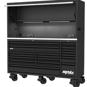 GEREEDSCHAPSWAGEN ZWART USA SUMO SERIES 21 LADEN 185CM + TOP XL