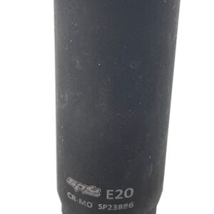 KRACHTDOP 1/2" E-TORX E12 LANG