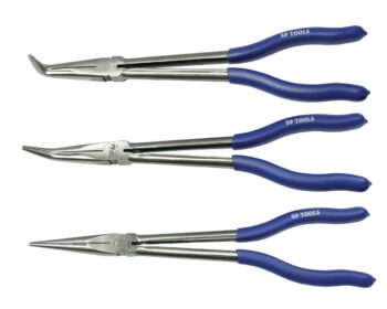 LANGBEK TANGENSET 3 DELIG 275MM -  0, 45 & 90 GRADEN