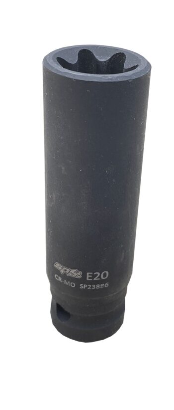 SLAGMOERDOP 1/2" E-TORX E22