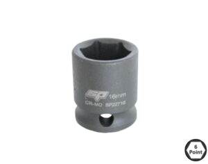 SLAGMOERDOP 3/8" 6-KANT 12MM