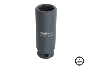 KRACHTDOP LANG 3/8" 6-KANT 18MM