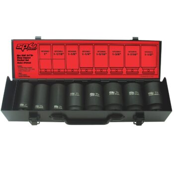 SOCKET SET IMPACT 3/4DR DEEP 6PT 8PC SAE