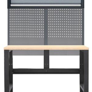 WERKBANK SP WORKSHOP SERIES HOUTEN WERKBLAD + ACHTERWAND & BOVENKAST