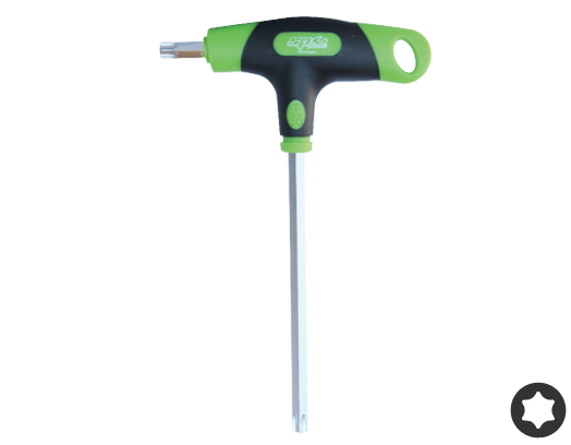 T-GREEP TORX SLEUTEL T25 SOFTGRIP