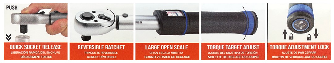 T8 MOMENTSLEUTEL 1/2" 60-330NM