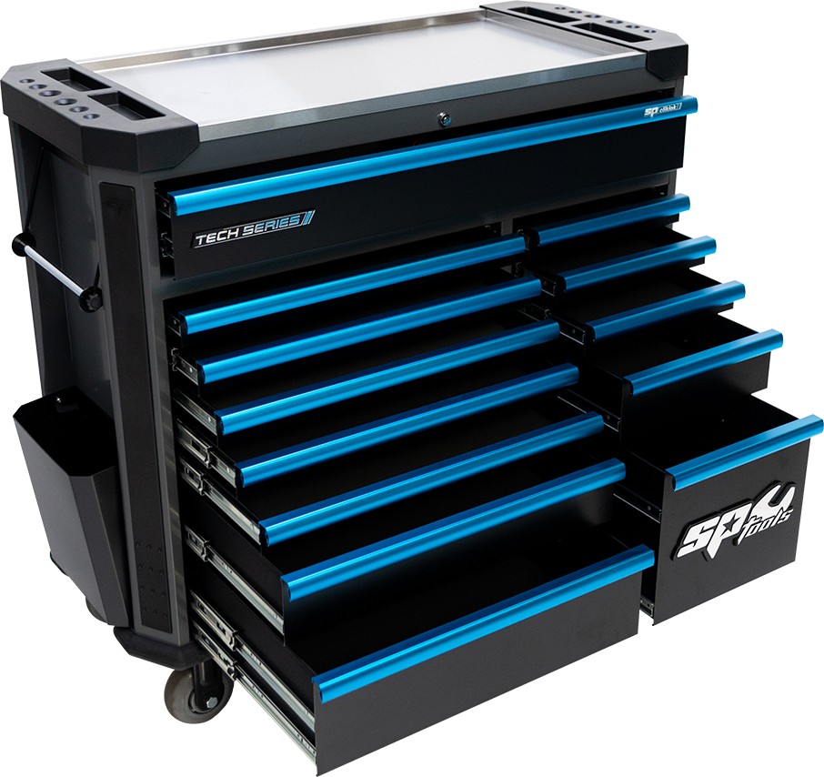 506 DELIGE TOOLKIT IN TECH SERIES GEREEDSCHAPWAGEN 13 LADEN BLAUW