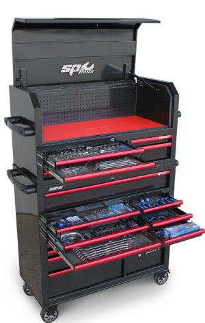 tech-series-310-delige-toolkit-13-laden-gereedschapswagen-witzwartblauw