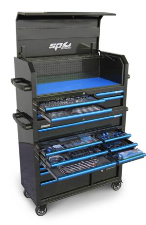 tech-series-310-delige-toolkit-13-laden-gereedschapswagen-witzwartblauw