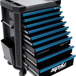 453 DELIGE TOOLKIT IN TECH SERIES GEREEDSCHAPSWAGEN MET 9 LADEN DIAMOND BLACK/BLUE