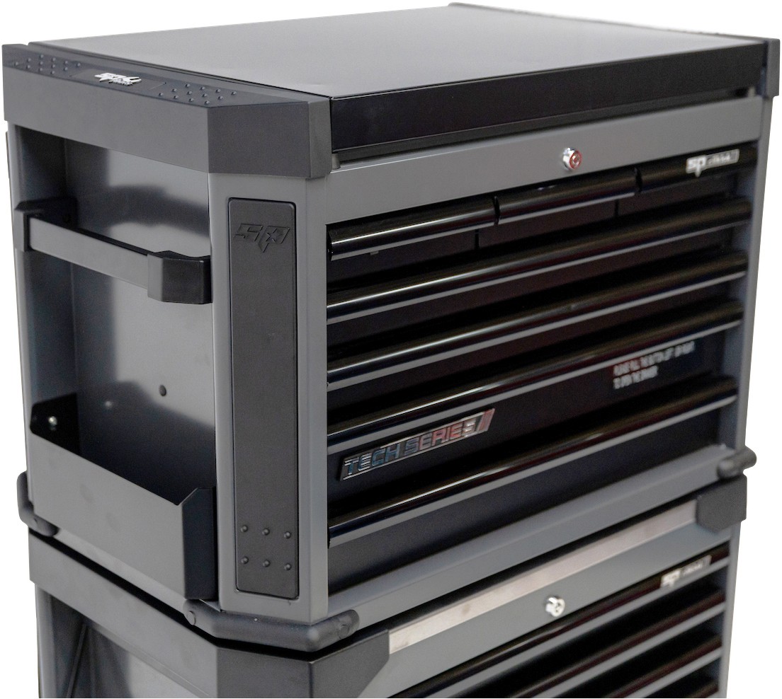 TECH SERIES GEREEDSCHAPWAGEN 16 LADEN MET TOPKIST ZWART - Afbeelding 3