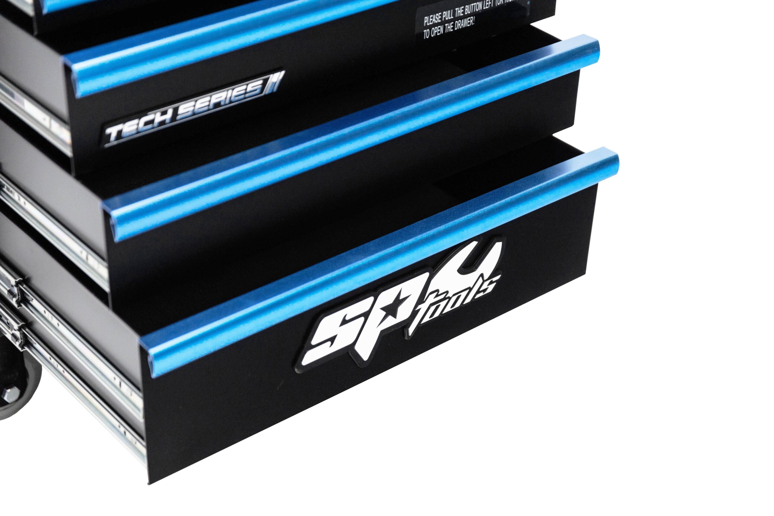 387 DELIGE TOOLKIT IN TECH SERIE GEREEDSCHAPSWAGEN MET 9 LADEN DIAMOND BLACK/ BLAUW - Afbeelding 6