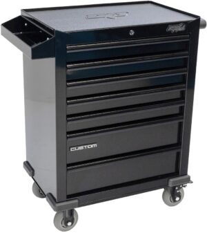toolkit-214-delig-in-custom-series-gereedschapswagen-7-laden-zwartzwart