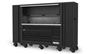 USA SERIES XXL TOOLKIT 622 DELIG - ZWART INCL TOP EN ZIJKASTEN