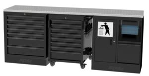 USA WORKSHOP SERIES 5 DELIG LAAG MET RVS WERKBLAD