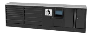 USA WORKSHOP SERIES 6 DELIG LAAG MET RVS WERKBLAD