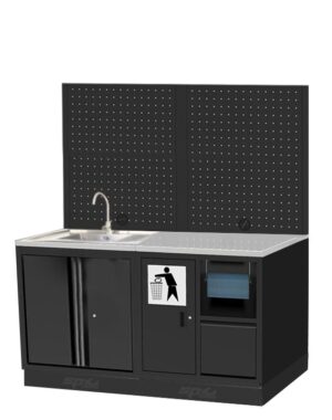 USA WORKSHOP SERIES 8 DELIG MET RVS WERKBLAD