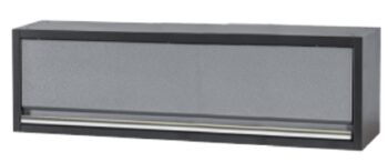 WANDKAST 136CM BREED ZWART/GRIJS VOOR WORKSHOP SERIES