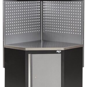 HOEKOPSTELLING WORKSHOP SERIE MET RVS WERKBLAD